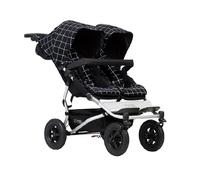 Mountain Buggy Duet Double Pushchair - Side-by-Side All-Terrain - Grid