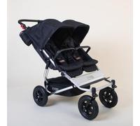 Mountain Buggy Duet Twin Pushchair Heritage V4 Pushchair Caviar Black