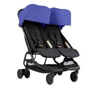Mountain Buggy Nano Duo Double Side-by-Side Pushchair - Lightweight Foldable