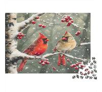 Mountain Cabin Jigsaw Puzzle Snowy Reflection 1000 Piece Recycled Paper Adults Jigsaws Fun Game Family Activity Home Decoration Great Gift Idea 52x38cm/1000pcs