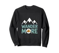 Mountain Camping Wander More Hiking Adventure Sweatshirt