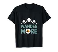 Mountain Camping Wander More Hiking Adventure T-Shirt