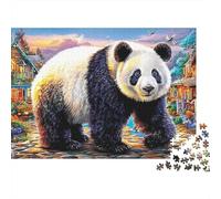 Mountain Cat Scene 1000 Piece Beautiful Pictures Jigsaw Puzzle - Relaxing Group Fun, Home Décor Art & Brain Teaser (Family Challenge)