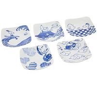 Mountain Compression Shops In Dishes, White, Set of, Blue Set Box Snoopy Dyed with Angle Plate, 5 Piece for SN80 Set of - 57 5 Piece