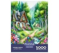 Mountain Countryside 1000 Piece Jigsaw Puzzles Fun Challenging Modern Pastoral for Family Activity Game Creativity & Gift Giving for Adults And Kids Age 70x50cm/1000pcs