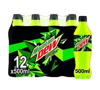 Mountain Dew, Blast Exhilarating Intensely Refreshing Bold Taste, 500 ml Bottles, Citrus (Pack of 12)