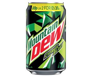 Mountain Dew Citrus Blast Cans 330ml (Pack of 24)