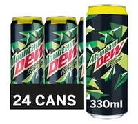 Mountain Dew Citrus Blast Carbonated Soft Drink (Pack Of 24 Cans x 330ml, Citrus Blast)