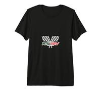 Mountain Dew Racing Flags Logo Graphic Apparel PAPL1825 Premium T-Shirt