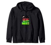 Mountain Dew Racing Retro Logo Graphic Apparel PAPL1807 Zip Hoodie