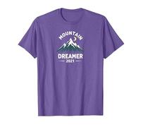 Mountain Dreamer 2021 Adventurous Starry Night T-Shirt, Men, Purple Heather, 3XL