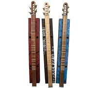 Mountain Dulcimer KIT Build-it-Yourself 4-String Dulcimer with CHERRY neck. FUN and EASY to Build and PLAY! Great for Travel, GIFT, Group or Homeschool Activity - Made in USA (ONE DIY Kit)