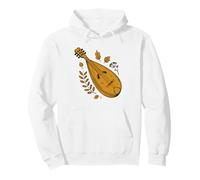 Mountain Dulcimer Player Retro Vintage Folk Music Badge Art Pullover Hoodie