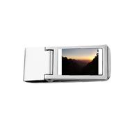 Mountain Dusk Art Deco Fashion Slim Money Clip Stainless Holder Pocket Wallet