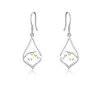 Mountain Earrings Sterling Silver Mountain Jewellery Camper Gifts for Women
