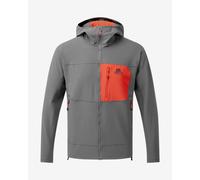Mountain Equipment Arrow hooded jacket grey anthracite orange - L