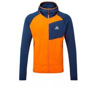Mountain Equipment - Eclipse Hooded Jacket - Fleece jacket size S, blue/orange