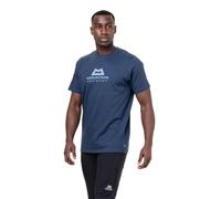 Mountain Equipment Emblem Men's T-Shirt | UK XL in Denim Blue