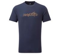 Mountain Equipment - Groundup Skyline Tee - Sport shirt size L, blue