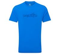 Mountain Equipment - Groundup Skyline Tee - Sport shirt size M, blue