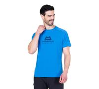 Mountain Equipment Headpoint Emblem Men's T-Shirt | UK XL in Atlantic Blue