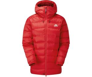 Mountain Equipment Ladies Senja Down Jacket Barbados Red Size 10 - Last Few