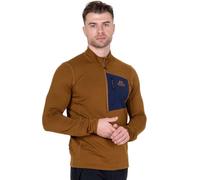 Mountain Equipment Lumiko Fleece Zip T: Walnut/Cosmos: XL Size: XL, Co