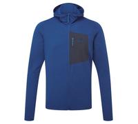 Mountain Equipment - Lightweight stretch fleece with zip - Lumiko Hooded M Jacket Admiral/Cosmos for Men in Recycled Polyester - Size M - Blue Blue M