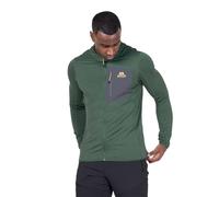 Mountain Equipment - Lightweight stretch fleece with zip - Lumiko Hooded M Jacket Fern/Ombre for Men in Recycled Polyester - Size M - Green Green M