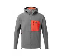 Mountain Equipment Arrow Hooded Jacket - Softshell jacket - Men's Anvil Grey / Redrock M