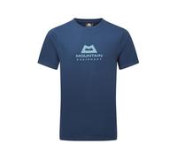Mountain Equipment ME-007964 Emblem Mens Tee Colour: Me-01476 Denim Blue, Size: XL