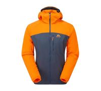 Mountain Equipment ME-007970 Aerotherm Mens Jacket Colour: Me-01928 Blue Nights/Ember, Size: M