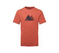 Mountain Equipment ME-008483 Twin Peaks Mens Tee Colour: Me-02241Etruscan Red, Size: XL