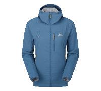 Mountain Equipment ME-008557 Aerotherm Hooded Wmns Jacket Colour: Me-01851 Stellar Blue, Size: 10