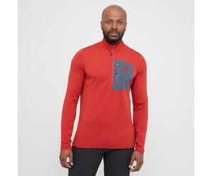 Mountain Equipment Men's Lumiko Half Zip Fleece, Red S