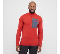 Mountain Equipment Men's Lumiko Half Zip Fleece, Red XL