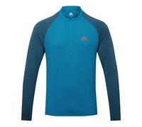 Mountain Equipment Mens Nava Long Sleeve Zip Top Blue 2XL