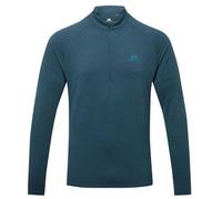 Mountain Equipment Nava Long Sleeve Zip T: Majolica Blue: L Size: L, C