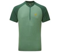Mountain Equipment Nava Short Sleeve Zip T - Sample: Sage/Fern: L Size