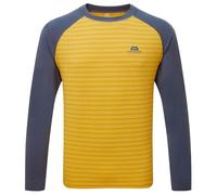 Mountain Equipment ME-007392 Redline LS Mens Tee Colour: Me-01652 Acidstripe/Denim, Size: L