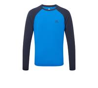 Mountain Equipment Redline Long Sleeve Tee: Atlantic/Cosmos: L Size: L