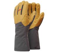 Mountain Equipment - Warm and Waterproof Gloves in GORE-TEX and PrimaLoft® - Hyper Couloir Gauntlet Obsidian/Tan in Softshell - Size L - Grey Grey L