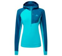 Mountain Equipment - Women's Aiguille Hooded Top - Hoodie size 16, turquoise/blue