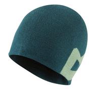 Mountain Equipment Womens Branded Knitted Beanie: Deep Teal/Lichen Col