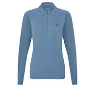 Mountain Equipment Womens Cerrig LS Zip T: Stellar Blue: 10 Size: 10,