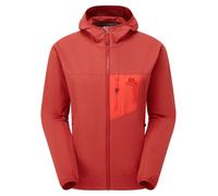 Mountain Equipment - Women's Echo Hooded Jacket - Softshell jacket size 10, red