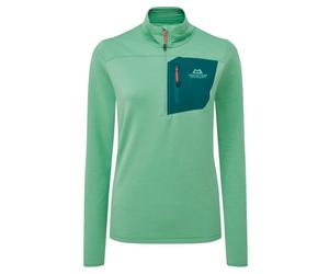 Mountain Equipment - Women's Lumiko Zip T - Fleece jumper size 10, turquoise