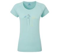 Mountain Equipment - Women's Mountain Flower Tee - T-shirt size 12, grey