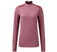 Mountain Equipment Womens Nava Long Sleeve Zip T: Plumwine/Raisin: 16