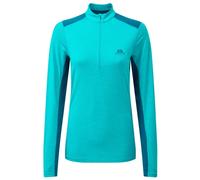 Mountain Equipment Womens Nava Long Sleeve Zip T: Topaz/Majolica: 14 S